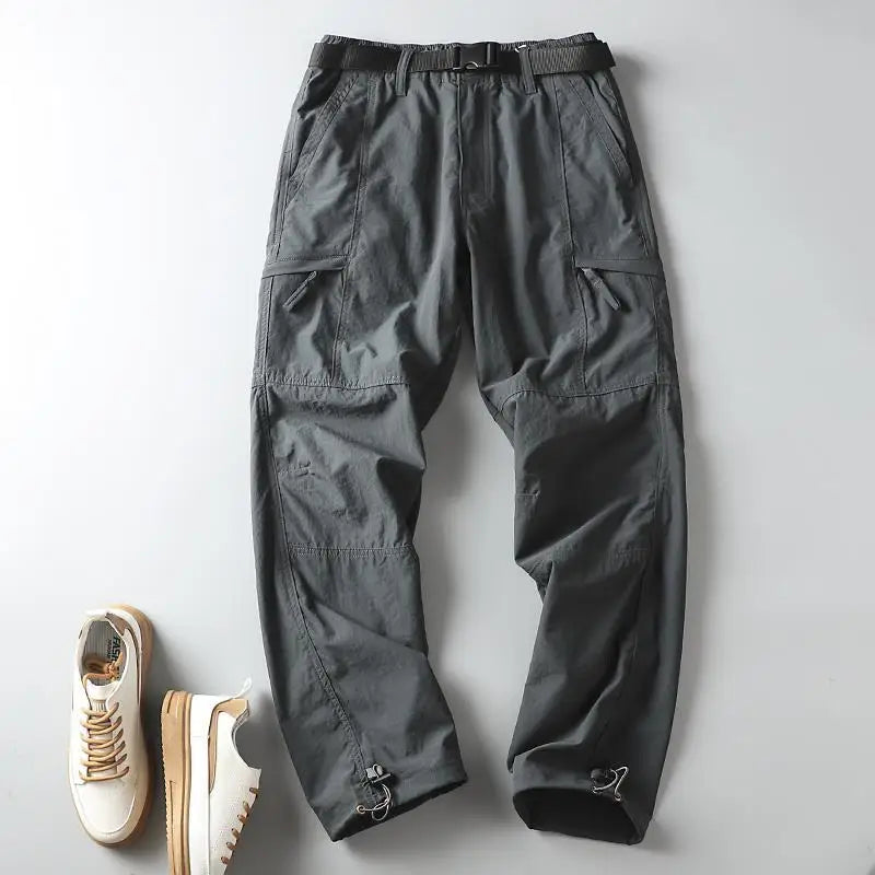 Outdoor Workwear Pants Men's Loose Fce Lined Thi Soft ell Hiking Mountain Climbing Windproof Waterproof Jaet Pants