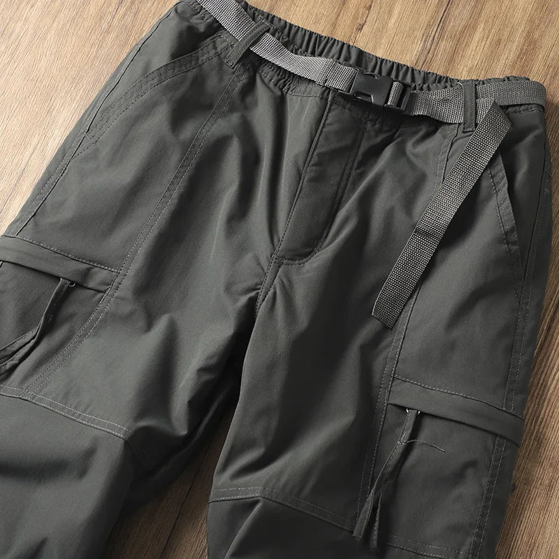 Outdoor Workwear Pants Men's Loose Fce Lined Thi Soft ell Hiking Mountain Climbing Windproof Waterproof Jaet Pants