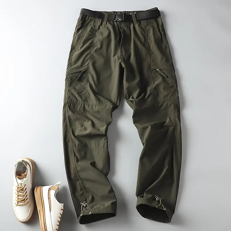 Outdoor Workwear Pants Men's Loose Fce Lined Thi Soft ell Hiking Mountain Climbing Windproof Waterproof Jaet Pants