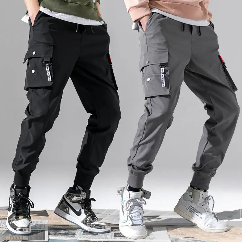 2025 New Outdoor Casual Two-color Multi Pocket Pants for Men, Wear-resistant Loose Straight Tube Multi Pocket Work Pants Men