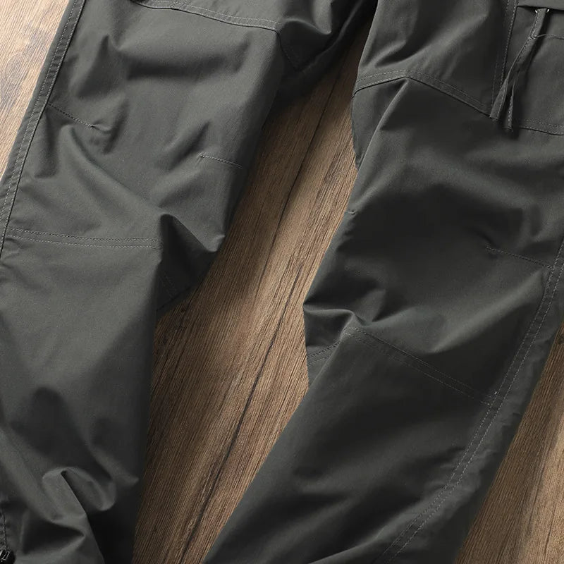 Outdoor Workwear Pants Men's Loose Fce Lined Thi Soft ell Hiking Mountain Climbing Windproof Waterproof Jaet Pants