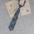 Lazy JK Ties men Plaid Necktie Japanese Style for White Shirts Uniform Cute Necktie Plaid Boys Ties Accessories