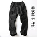 Outdoor Workwear Pants Men's Loose Fce Lined Thi Soft ell Hiking Mountain Climbing Windproof Waterproof Jaet Pants