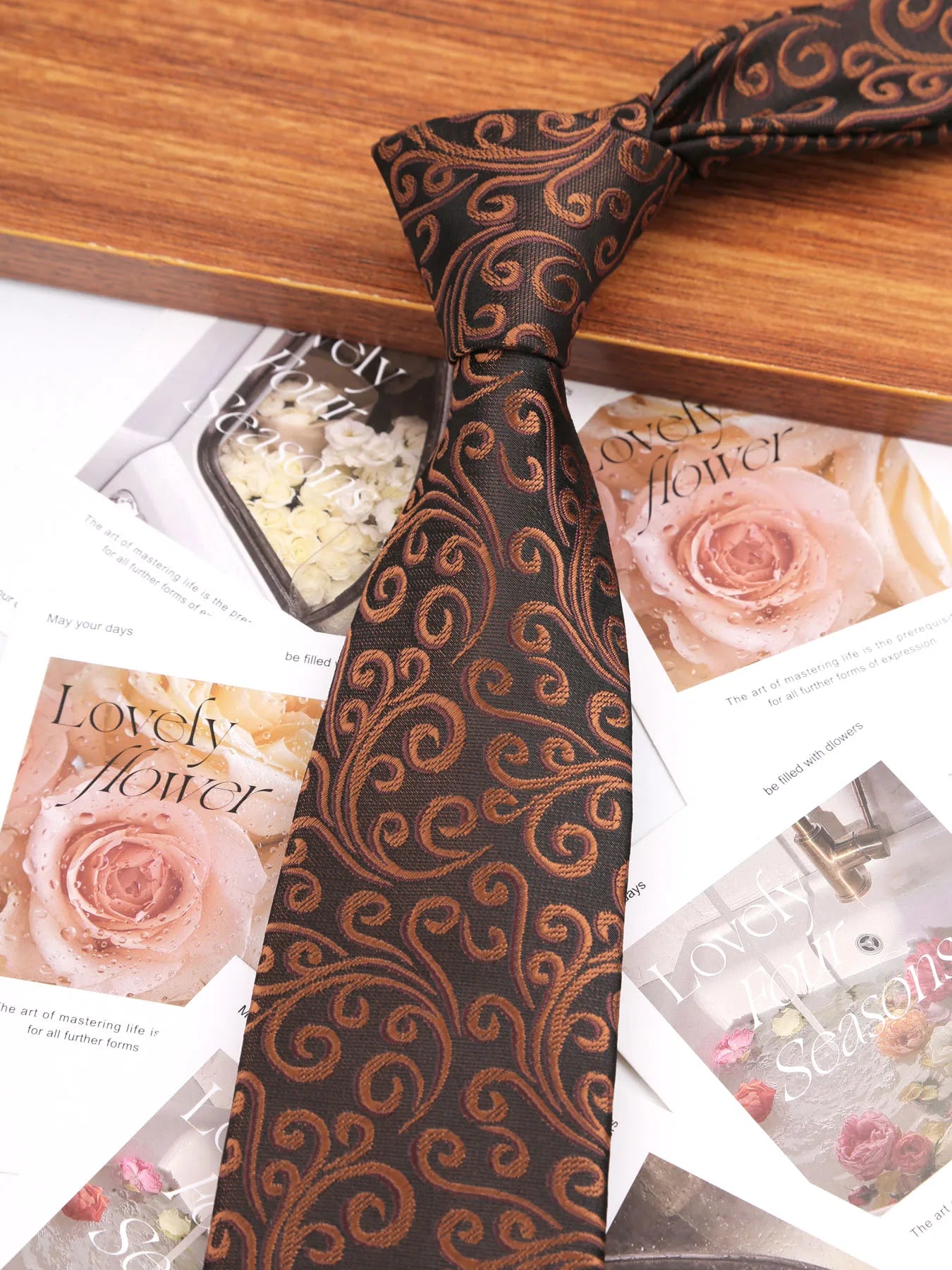Elegant Blue Pink Striped 8 cm Men Tie For Men Suit Accessories Wedding Workplace Birthday Party Outfit
