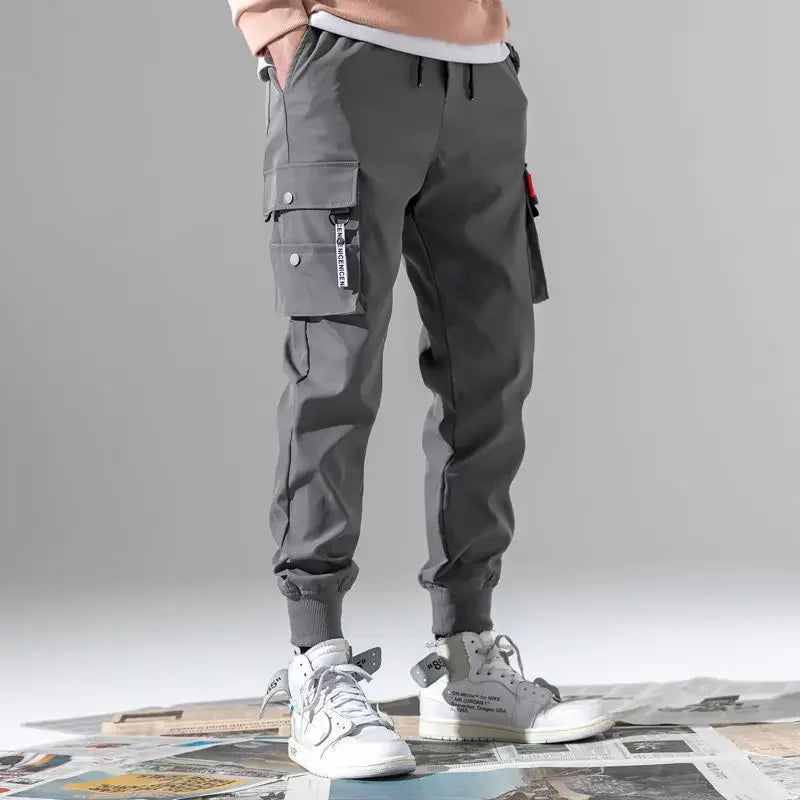2025 New Outdoor Casual Two-color Multi Pocket Pants for Men, Wear-resistant Loose Straight Tube Multi Pocket Work Pants Men