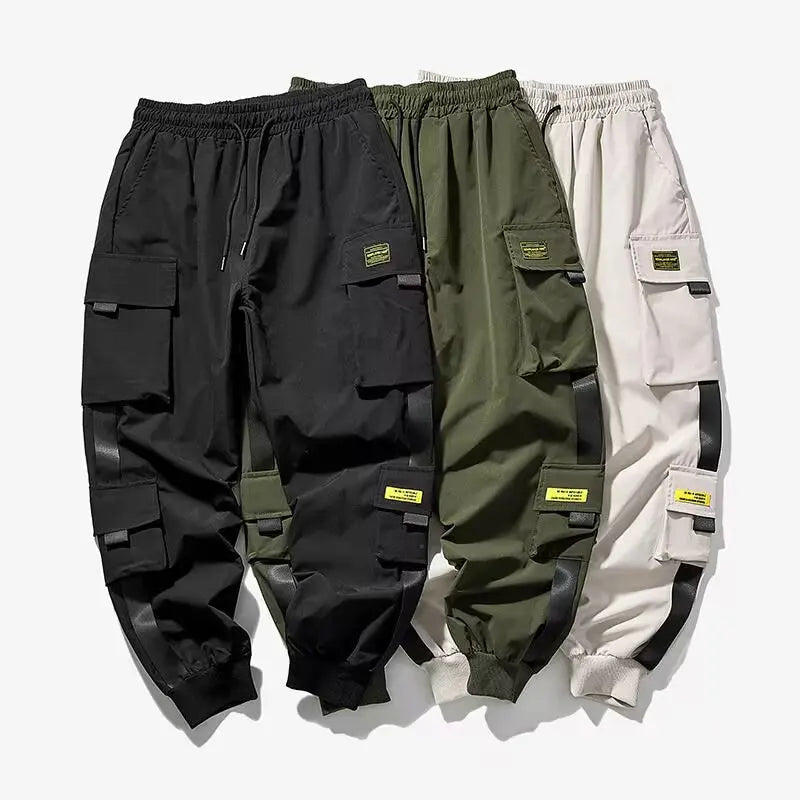 Workwear pants for men, trendy men's clothing for spring and summer, trendy brand workwear pants for casual and loose men's spor