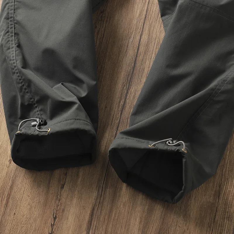 Outdoor Workwear Pants Men's Loose Fce Lined Thi Soft ell Hiking Mountain Climbing Windproof Waterproof Jaet Pants