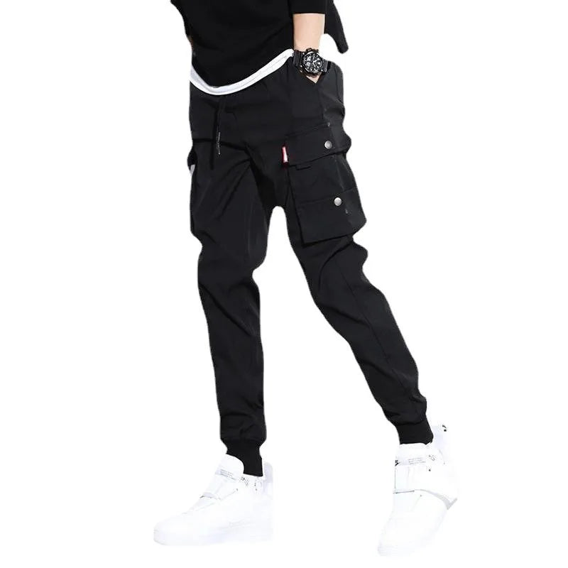 2025 New Outdoor Casual Two-color Multi Pocket Pants for Men, Wear-resistant Loose Straight Tube Multi Pocket Work Pants Men